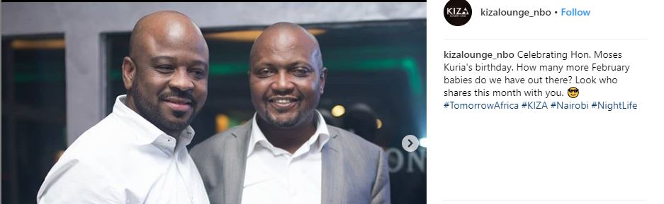 Moses Kuria Celebrates 48th Birthday In Nairobi Kenyans Co Ke