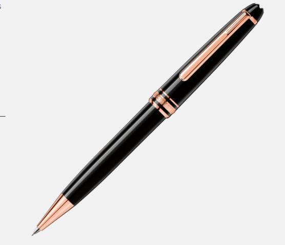 A Montblanc Meisterstück Rose Gold-Coated Classique Mechanical Pencil 0.7 mm that costs Ksh42,000