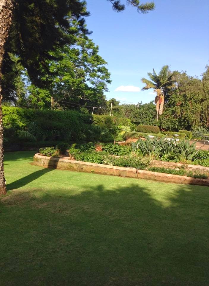 A well-landscaped compound that is Chris Kirubi's Nairobi home.
