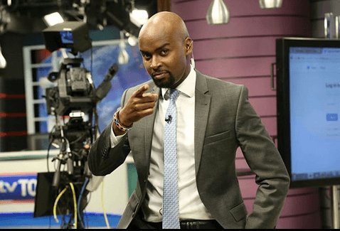 NTV anchor Mark Masai who once worked as a tout after finishing his high school education.