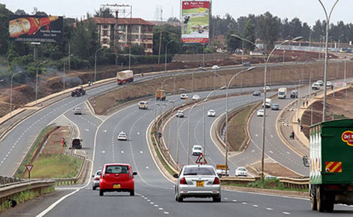 A section of Thika Superhighway in Nairobi.