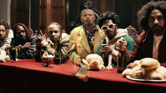 Githeriman photoshopped into Hip-hop sensation Kendrick Lamar's music video