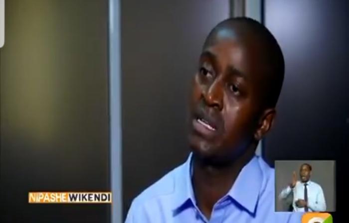 Image of Spencer Sankale. One of the whistle blowers in the Maasai Mara University Heist saga