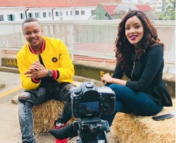 Citizen TV Bambika show host David Muthegi and her sister Joey Muthengi, a Capital FM presenter.