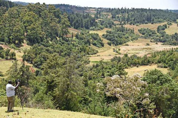 The site of the controversial Kimwarer Dam at Talal area of Elgeyo Marakwet County. 
