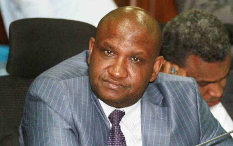 KRA Boss Githii Mburu appears before the the Senate Justice and Legal Affairs Committee at Parliament on March 13, 2019.