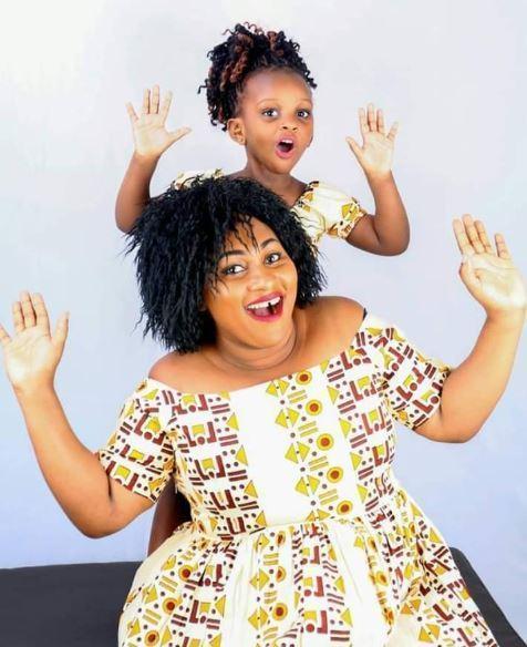 Mariam Kagenda, 35, and her 4-year-old daughter Amanda Mutheu. The two who drowned after their car fell off the ferry in Likoni have not yet been found.