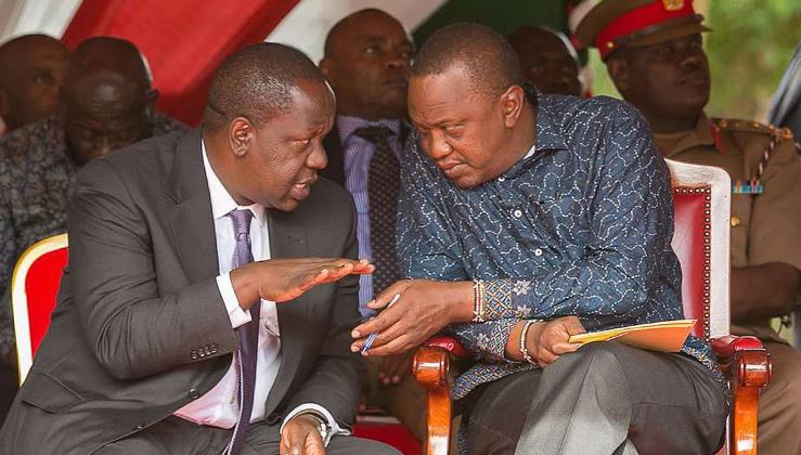 Image result for Matiangi with Ruto