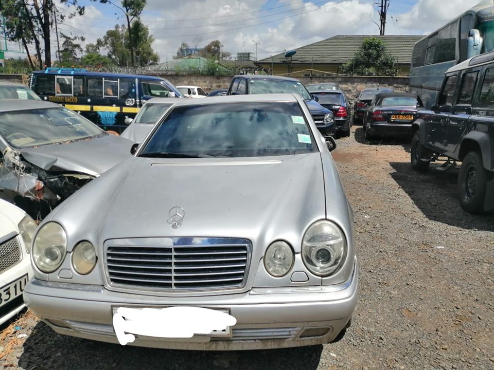 Image of Miguna Miguna's vehicle that was seized by DCI officers