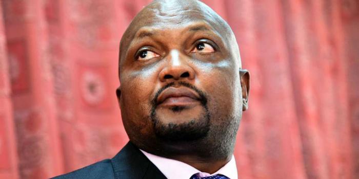 Moses Kuria whose security was withdrawn on Sunday, January 19, after he promised to shed more light on Chris Musando's gruesome murder.