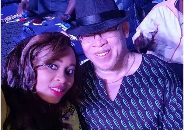 Nominated Senator Isaac Mwaura and wife Nelius Mukami. 