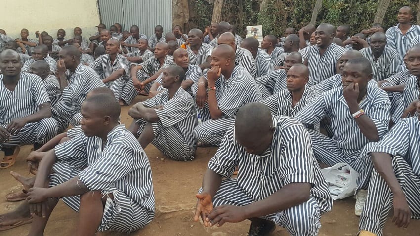 5000 petty offenders were released from Eldoret GK Prison on May 9, 2018.