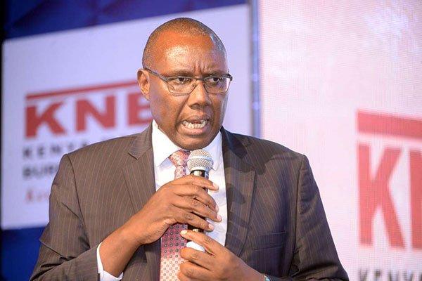 KNBS Director General Zachary Mwangi who read census results on Monday, November 4