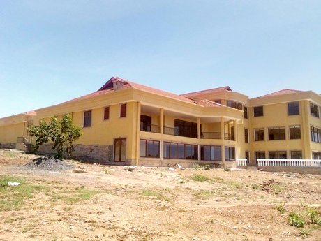 A photo of Raila's mansion in Kanyakwar, Riat Hills.