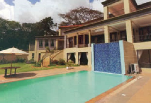A view of Raphael Tuju's house