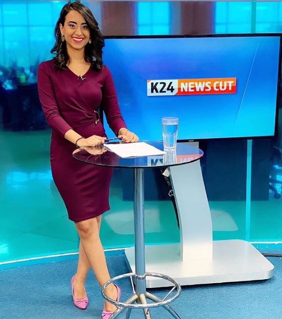 K24 news anchor Shiksha Arora.