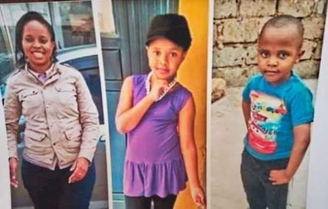 Joyce Syombua, her two children Shanice Maua and Prince Michael who went missing on October 26, 2019.