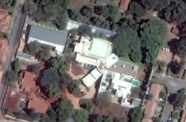 An aerial view of the Ksh700 million mansion president Uhuru Kenyatta constructed next to State House. It has bulletproof windows.