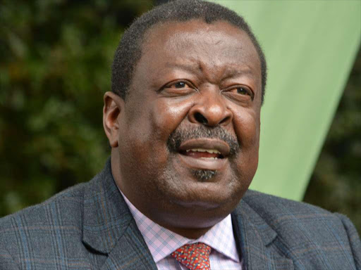 ANC leader Musalia Mudavadi who has fielded former Raila aide, Eliud Owalo, for the Kibera Parliamentary seat.