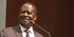 ODM Leader Raila Odinga speaks at a past conference.