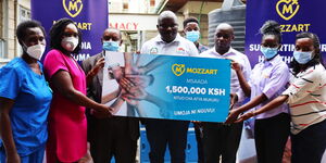 Mozzart Bet team donates ICU equipment worth Ksh 1.5 million to Mukuru Health Center in Nairobi