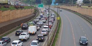 A section of the Thika Superhighway at Allsops