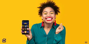 Female bettor enjoys using Mozzart Bet