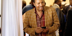 Former Kiambu Governor Ferdinand Waititu at Movenpick Hotel during Council of Governor's election on January 20, 2020.