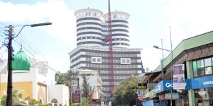 The Nation Centre building in Nairobi's Kimathi Street where the Nation Media Group offices are located. 