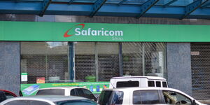 Safaricom Shop Along Kenyatta Avenue in Nairobi. Monday, October 21, 2019 