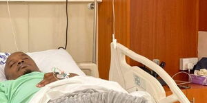 Starehe MP Charles Njagua alias Jaguar in hospital on Monday, June 28