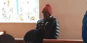 27-year-old Mary Nduku, arraigned before a Machakos court for allegedly poisoning her two children