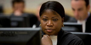 ICC Prosecutor Fatou Bensouda in the ICC