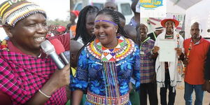 A collage of William Kamket, Naisula Lesuuda and Wario Guye Adhe