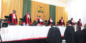 Supreme court judge bench adjourning the hearing for a break at the supreme court on September 1, 2022