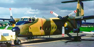 A DHC Buffalo Aircraft owned by the Kenyan Government.