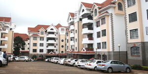 A block of apartments in Nairobi, Kenya.