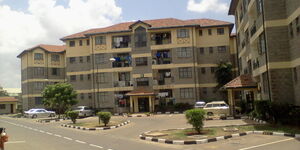 A block of apartments in Nairobi.