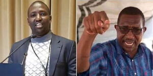 A collage of Garsen Mp Ali Wario (left) and Galole Mp Hiribae Said Guyo (right)