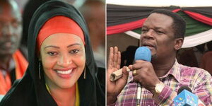 A collage of Jubilee MP-elects Ruweida Obo and John Waluke.jpgs