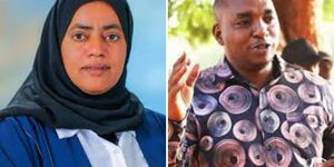 A collage of Lamu East MP-elect Ruweida Mohamed (left) and Lamu West MP-elect Stanley Muiruri (right)