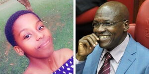 A collage of Melissa Khalwale (left) and former Kakamega Senator Boni Khalwale.jpg