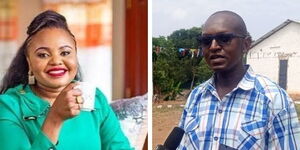 A collage of Mwanaisha Chidzuga and her brother, Hassan Chidzuga.
