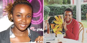 A collage of actress and YouTuber Waihiga Mutero