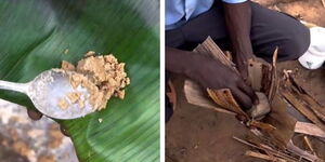 A collage of moist red salt and dried and readyto-use reed salt.jpg