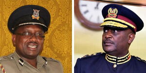 A collage of nominated IG Japhet Koome and outgoing IG Hillary Mutyambai.jpg