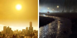 A collage of weather conditions illutrating sunny days and cold nights.jpg