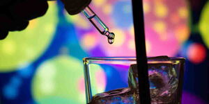 Undated image of a drink being spiked