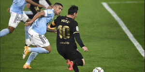 A game between Barcelona and Celta Vigo
