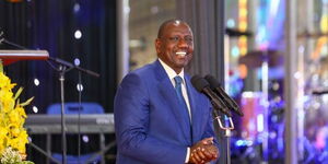 A photo of President William Ruto during a church service i Ruai on Sunday, February 5, 2023..jpg